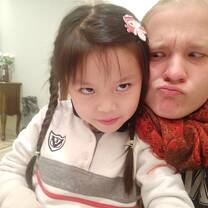 Me and my big girl being silly