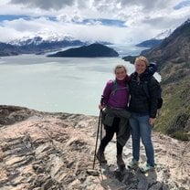 This is my friend I met through IES and I when we went hiking in Patagonia. 