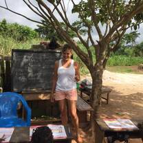 First time teaching under the tree 