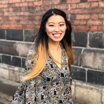 Female smiling in China