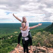 At the top of Waterberg Plato, Namibia.