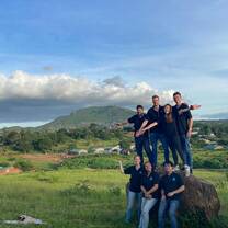Picture of the DArT team in Nancholi 