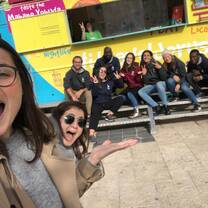International students enjoying a sunny day in Jerusalem
