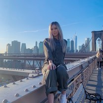 Sunset on Brooklyn Bridge