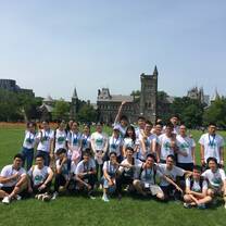 Group at Kings Circle field
