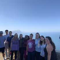 Me and other Vacorps interns at Cape Point