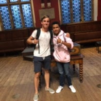 At Oxford Union After winning the debate competition