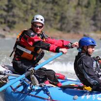 Get certified to guide white water rafting, like these students on the Elk River near Fernie.