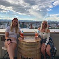 Drinks at the Independence Memorial Museum in Windhoek