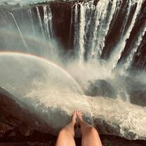 This is how Vic Falls looks like, and it's more amazing in real life. 