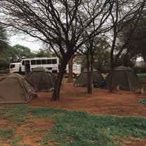 Our campsite at Waterberg 