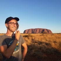 Sunset at Uluru - the first night of a fantastic 3 night camping trip with MULGAS Adventures
