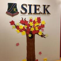 SIE.K logo with art display