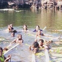 In the lake