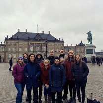 Group photo at Amalienborg Palace 
