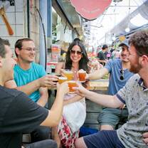 Study Abroad students at the market