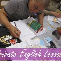 An Adult Male Studies English