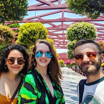 Exploring the gardens in Kaifeng