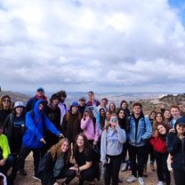 We traveled to the West Bank for the day to learn about the history there 