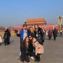 Aardvark international trip to China. Picture taken in front of a palace.  