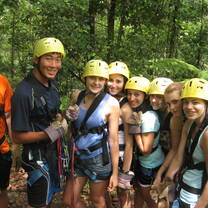 Ziplining
