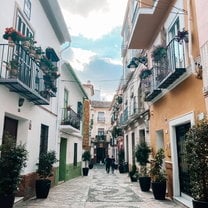 Cute street in Malaga 