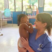 Working on the paediatric ward at a government hospital in Ambalangoda 