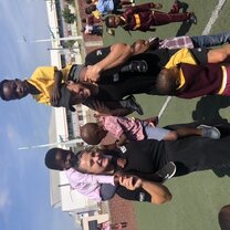 Play time at the school in the township