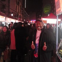 This is a night market in Lanzhou City Gansu province