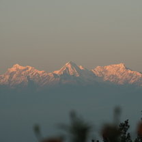 The Ganesh Range as seen from Ghyapring Gaun