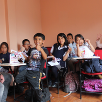 Teaching English in the Classroom at the Office (Villaflora)