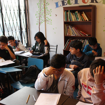 Teaching English in the Classroom at the Office (Villaflora)