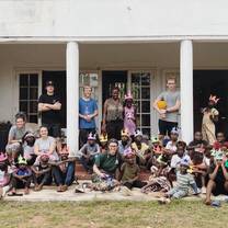 Kids camp in Mombasa, Kenya.
