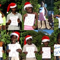 Christmas Cards to fundraising to activities in Chateaubelair