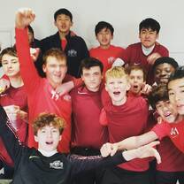 Our U15 Squad after getting to a National Final
