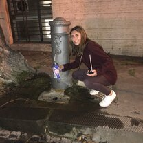 Nasones Nasone means "long nose" which is what the spout of this looks like! It is fresh water from the aqueducts! You coming can even use It like a water fountain.