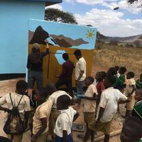 Painting hygiene facilities