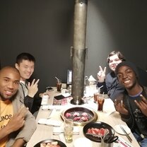 Me and my friends at Yakiniku!