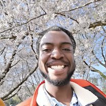 Me at Sakazu park - cherry blossom viewing (Hanami)