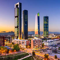 Madrid skyline
