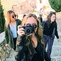 Student taking a photo 