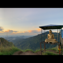 Sunrise hike up little Adams peak Little Adams peak