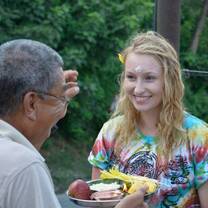 Host father welcomes a participant