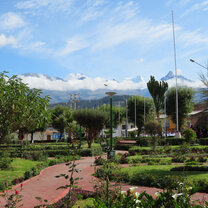 View from the Seeds of Hope centre, Huaraz