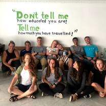 Our group at El Machico Hostel in Panama City.