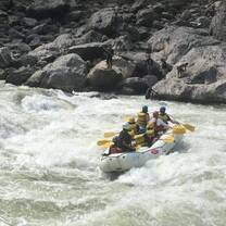 white-water rafting