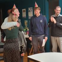 Celebration of our team member`s birthday!