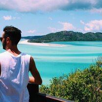 Whitehaven beach, Queensland  Working Holiday in Australia