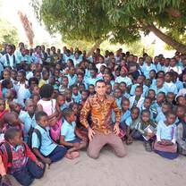 This picture was taken in Chibutuine School last day of class