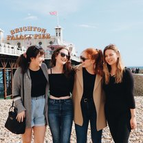 Friends by Brighton Pier